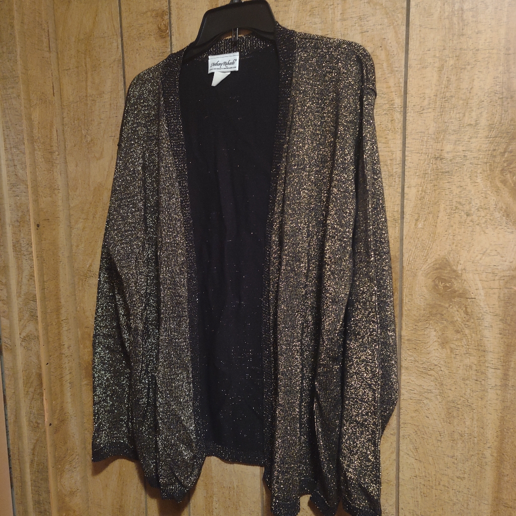 Brand New Anthony Richards Amerimark Womens Sparkling Knit Cardigan Sz 1x